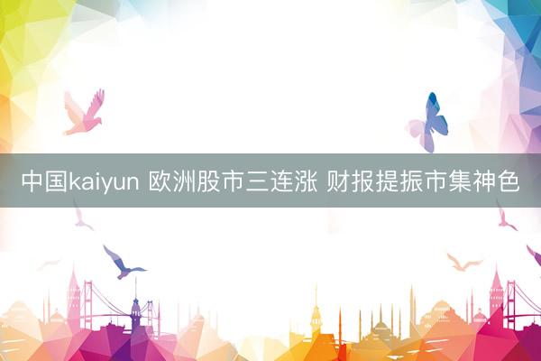 中国kaiyun 欧洲股市三连涨 财报提振市集神色